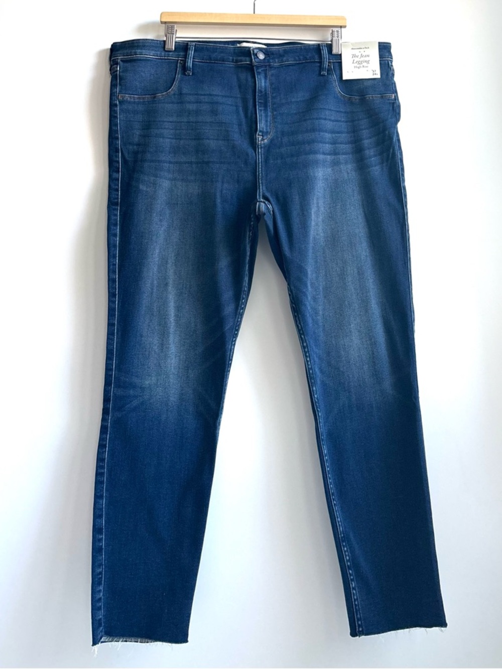 Abercrombie & Fitch The Jean Legging High Rise Blue Denim Jeans Rise 37(24s)